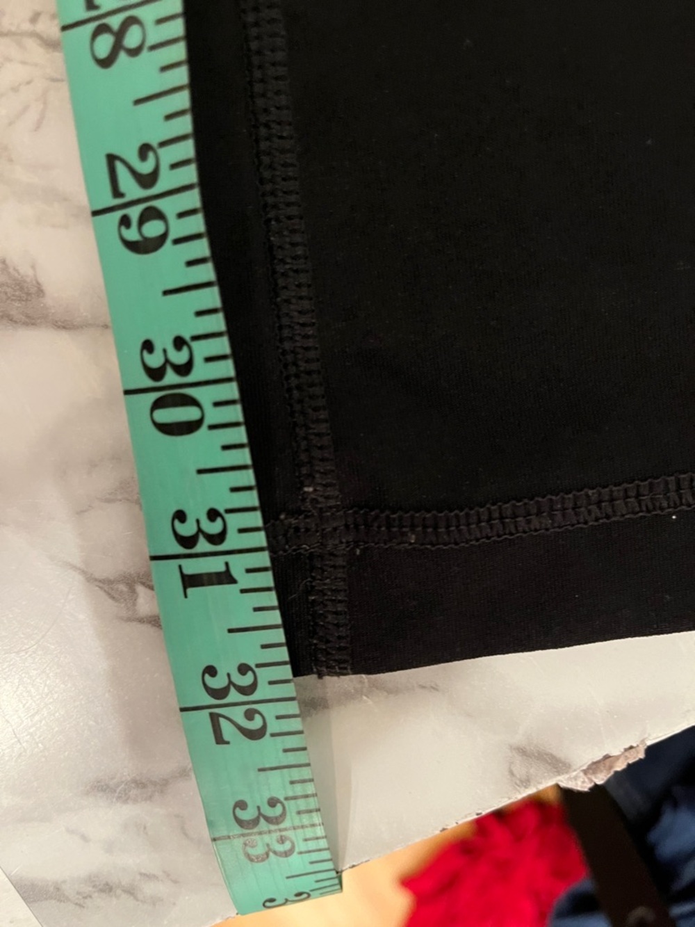 🥰SHOW SPECIAL ATHLETIC WORKS Black Slim Stretch Leggings 32 Inch XL - Picture 6 of 7